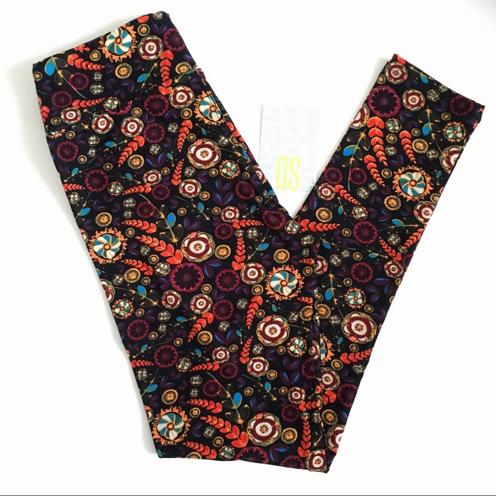 🌿🌾 Lularoe OS Flora Leggings NWOT🌿